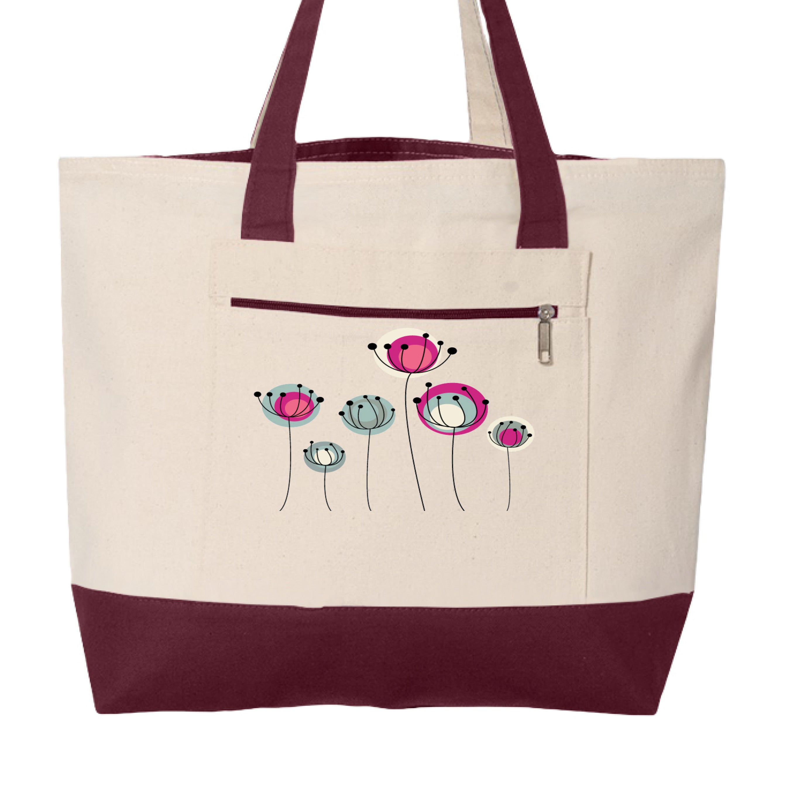 Natural/ Maroon - FRONT
